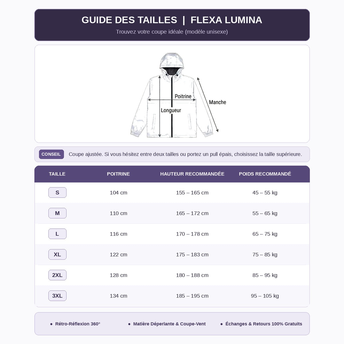 Veste Flexa Lumina